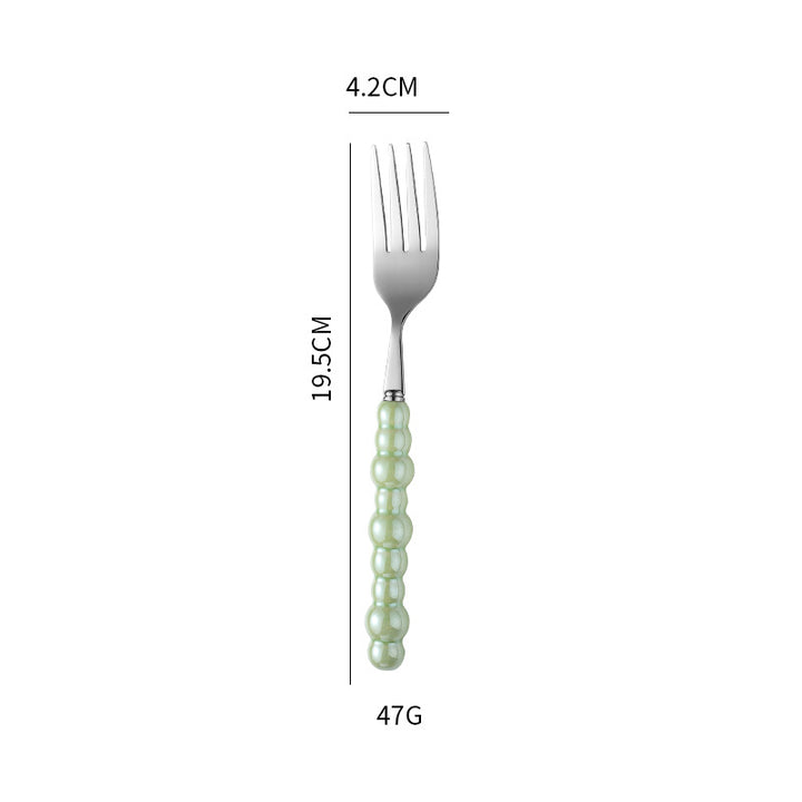 Elegant finger food fork with non-slip handle Kalsten