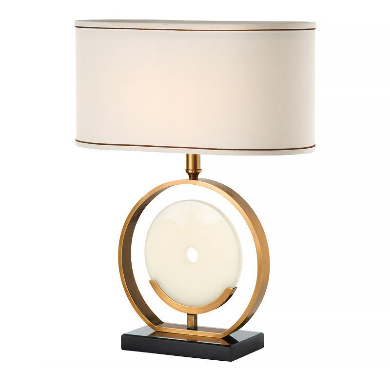 Contemporary Table Lamp with Elegant Circular Design