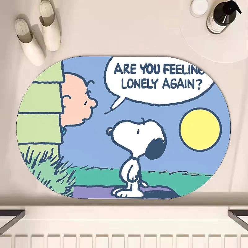 Playful Cartoon Characters Carpet