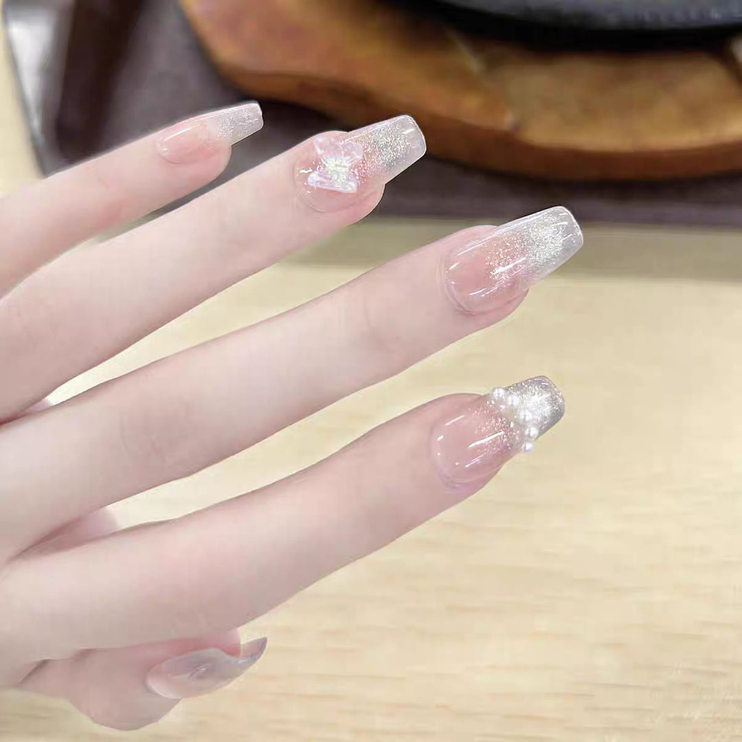 Elegant Butterfly Nail Art Extensions