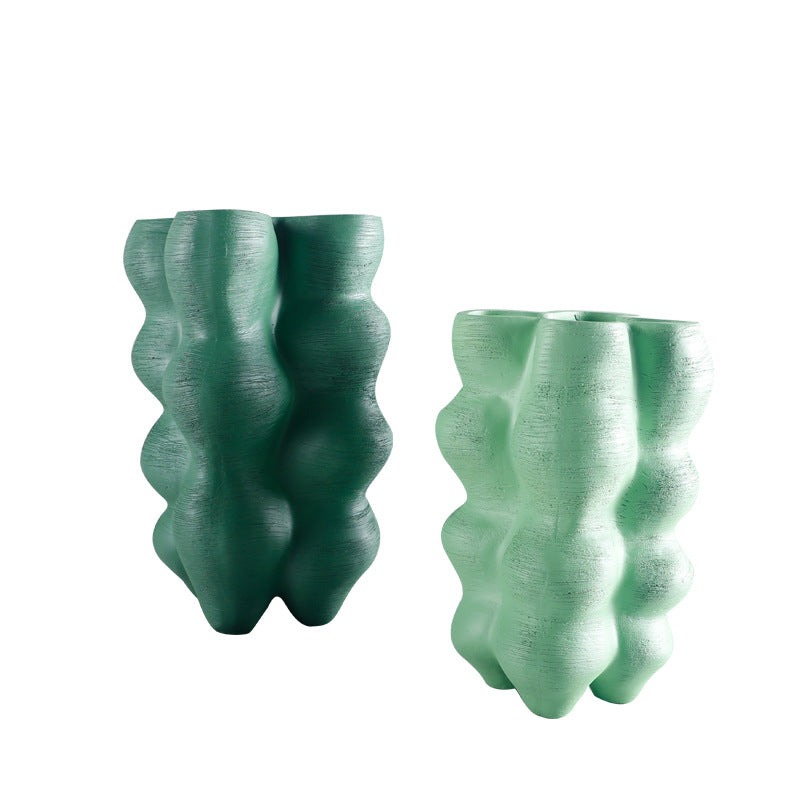 Artistic Textured Ceramic Vase