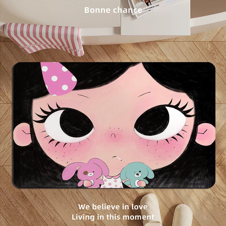 Adorable Cartoon Character Bath Mat Kalsten