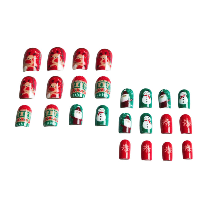 Festive Holiday-Themed Nail Art