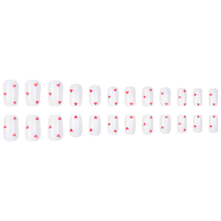 Heart-Designed Press-On Nails Kalsten