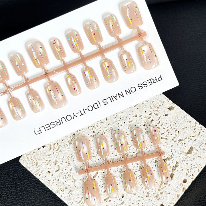 Premium Artistic Press-On Nail Set Kalsten