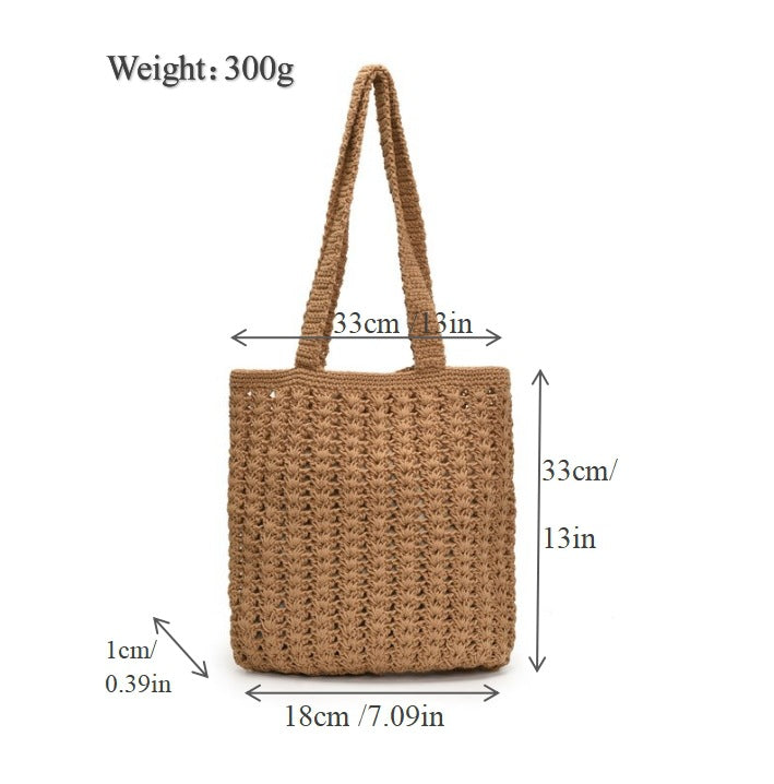 Handcrafted Shopping Bag Made of Fine Natural Material Kalsten