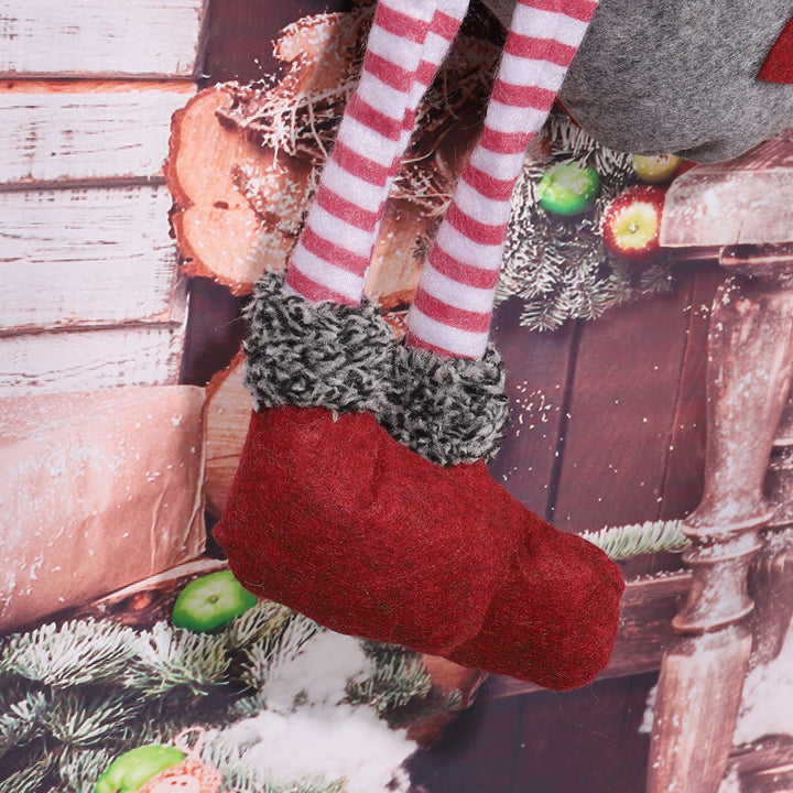 Playful Christmas stocking with gnome motif Kalsten