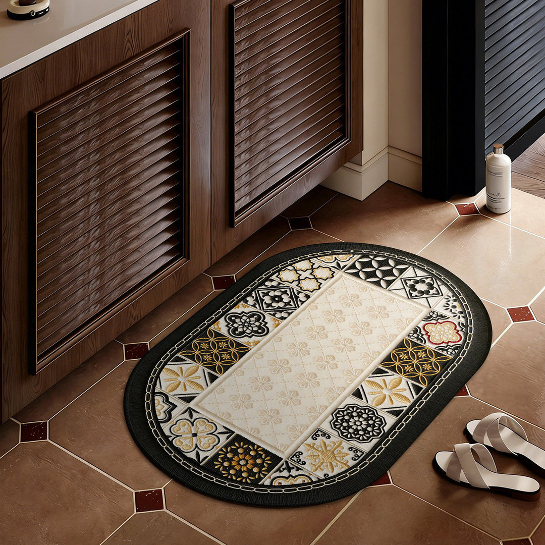 Embroidered Decorative Area Mat
