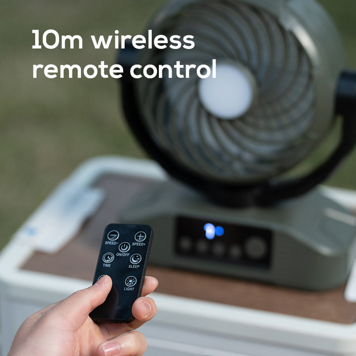 Ladies compact table fan with USB connection Kalsten