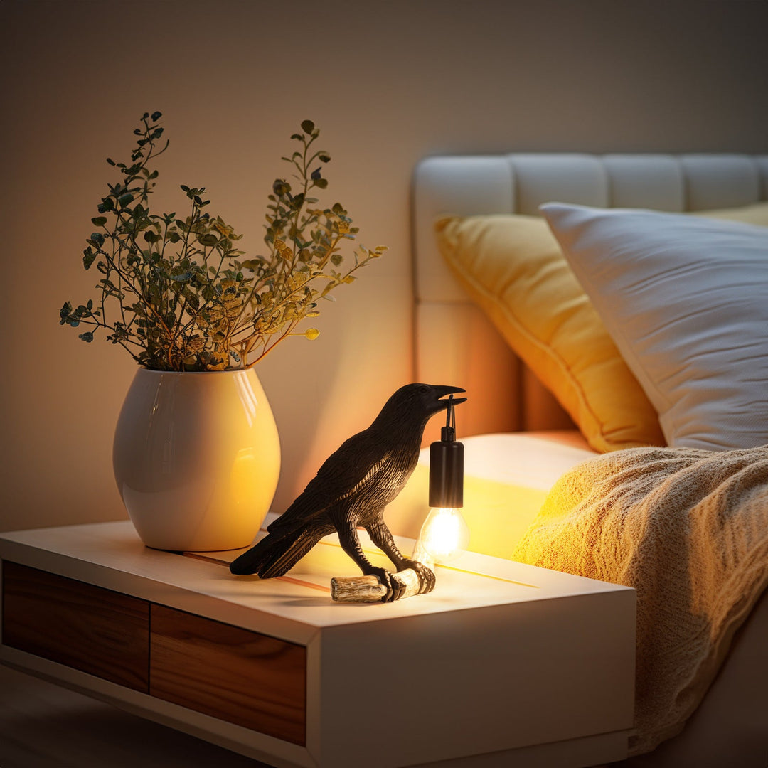 Creative Bird Table Lamp Bedside Night Light Living Room Bedroom Ambience Mini Lamp | Noxord