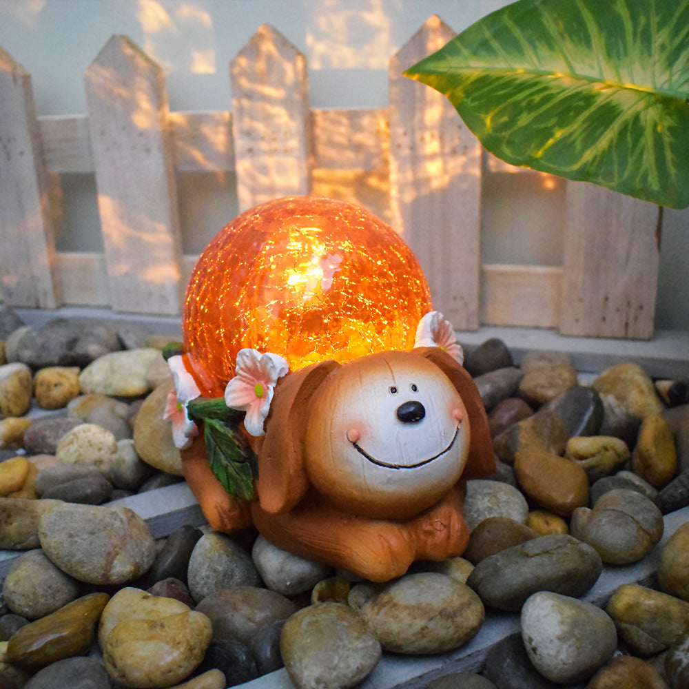 Solar Powered Succulent Turtle Garden Planter Night Light Ornament Kalsten