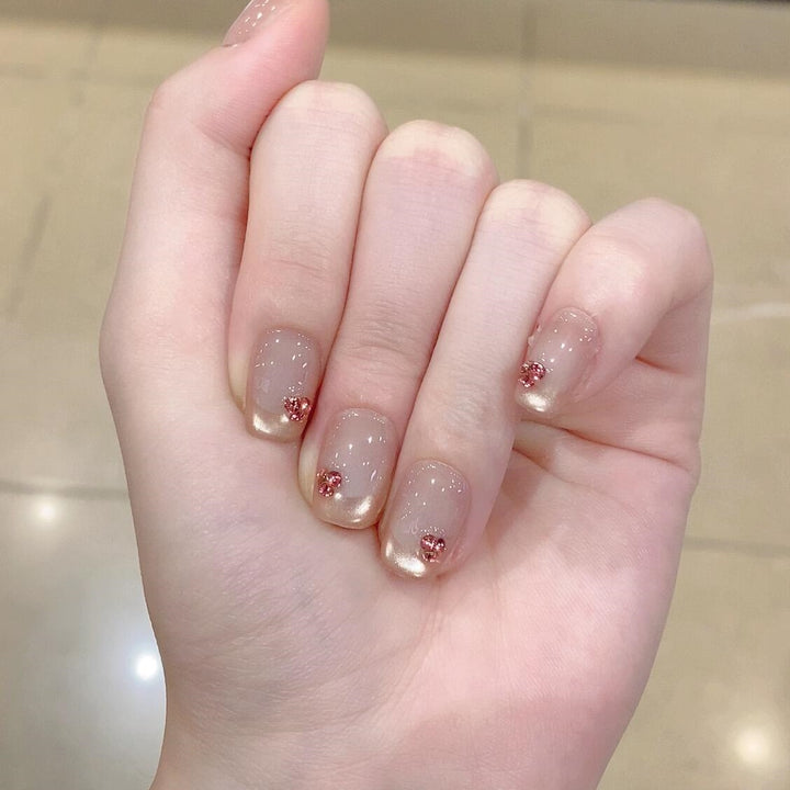 Artificial nails with elegant glitter details Kalsten