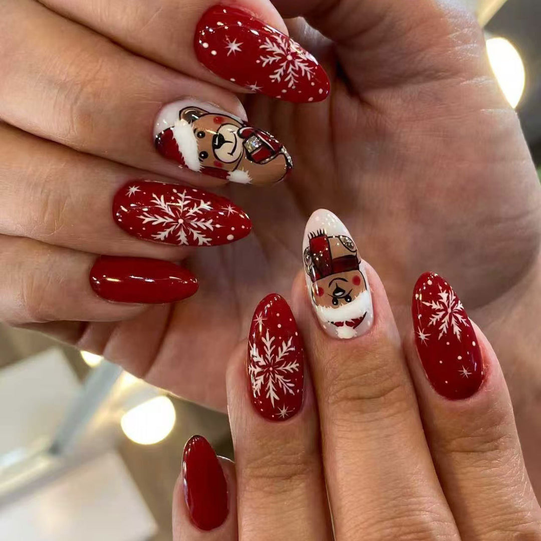 Festive Christmas Themed Nail Art Set