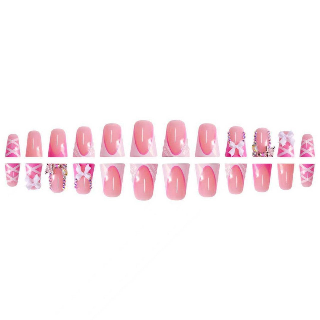3D Floral Press-On Nail Extensions Kalsten