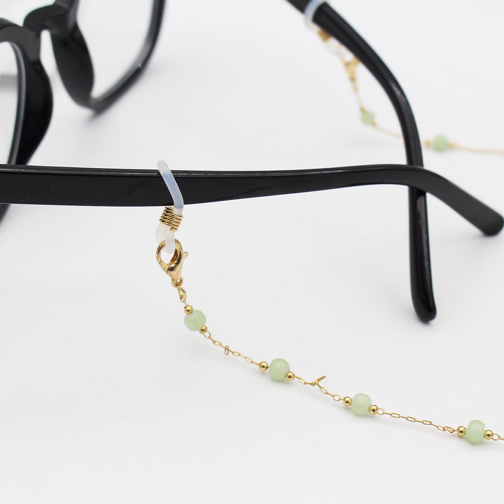 Elegant Beaded Eyewear Retainer Chain Kalsten