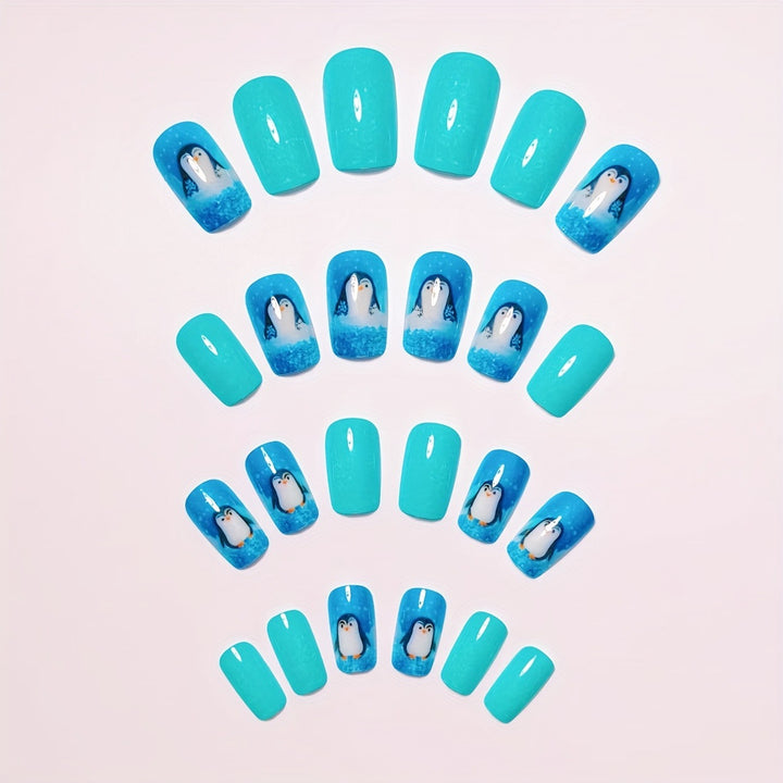 Artificial nails with winter motif Kalsten