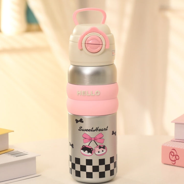 Ladies Stylish Insulated Drinking Bottle with Playful Design Kalsten