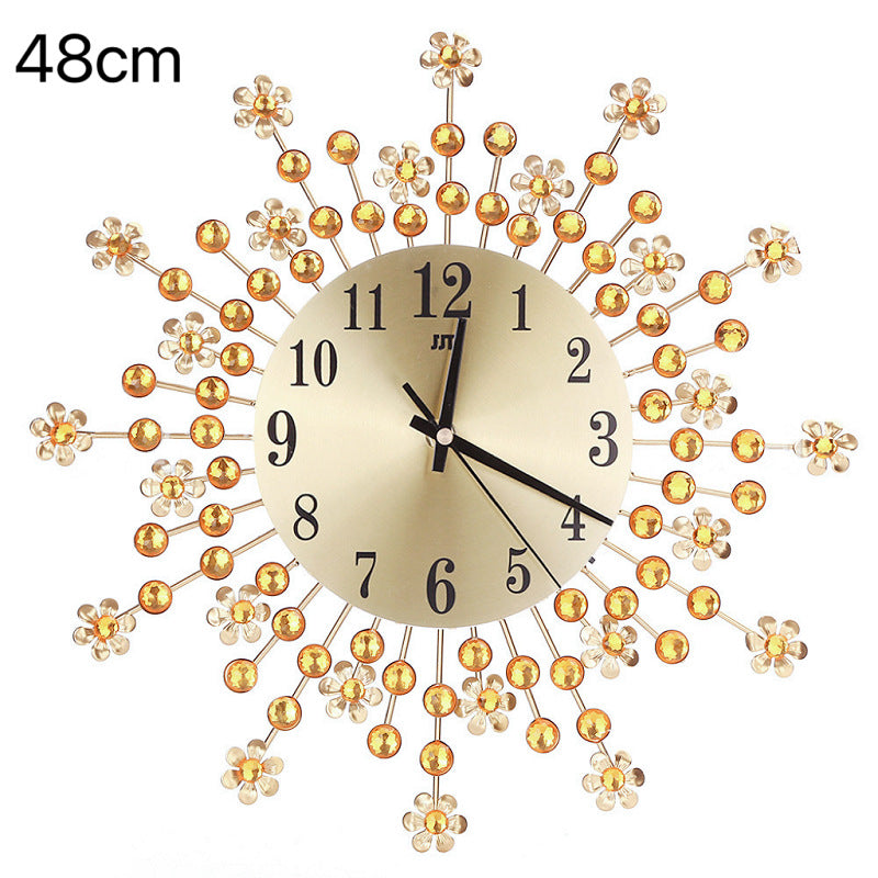 Decorative Sunburst Wall Clock Kalsten