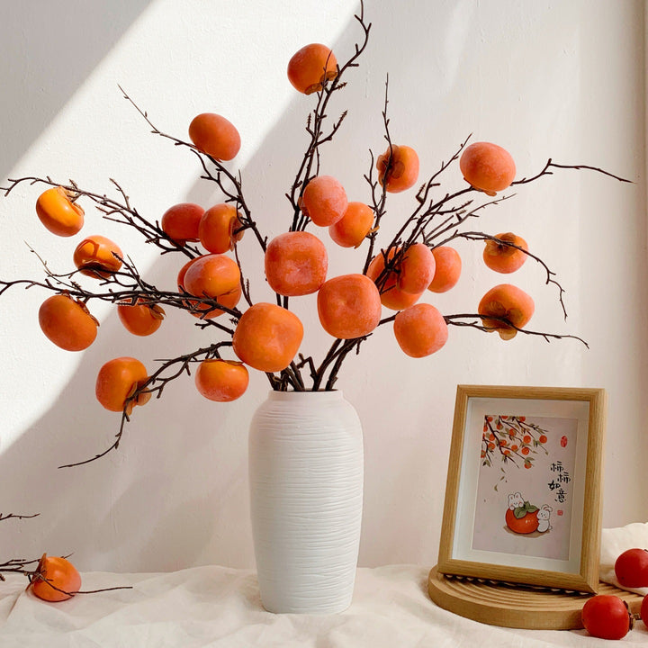 Decorative Persimmon Branch