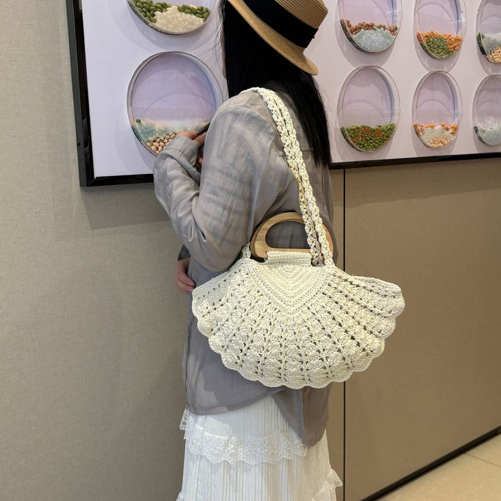 Hand-knotted shoulder bag Kalsten