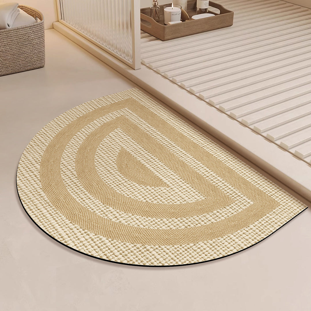 Round Bathroom Area Mat