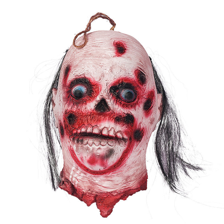 Horrifying Latex Hanging Scary Head Prop Kalsten