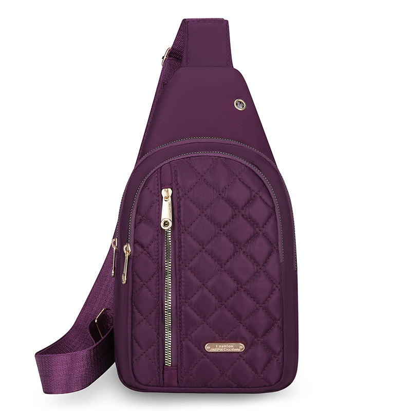 Quilted One-Shoulder Sling Bag Kalsten
