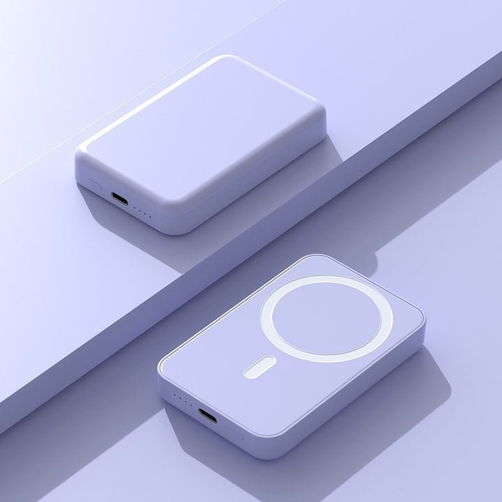 Portable induction power bank with integrated cable management Kalsten