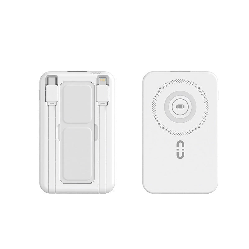 Multifunctional portable charger with wireless and integrated fast charging function Kalsten