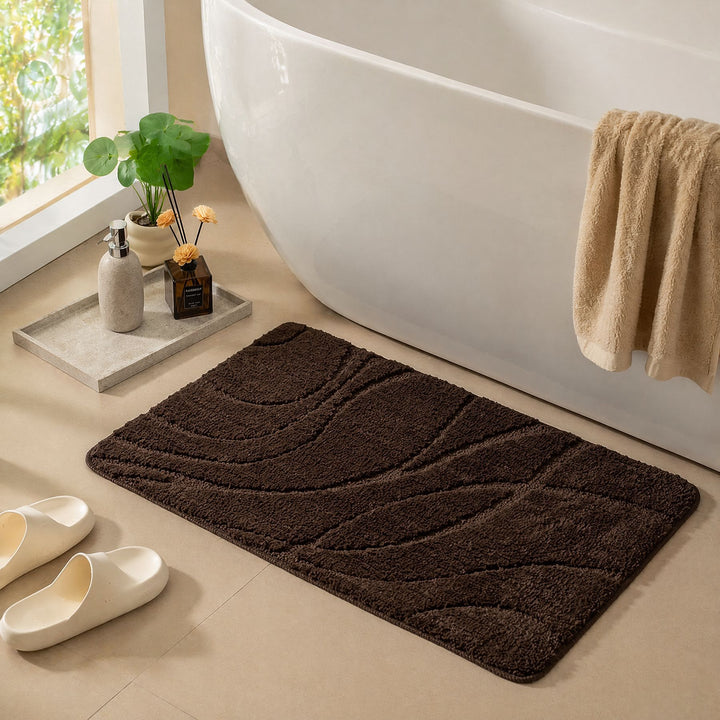 Luxurious Textured Bath Mat Kalsten