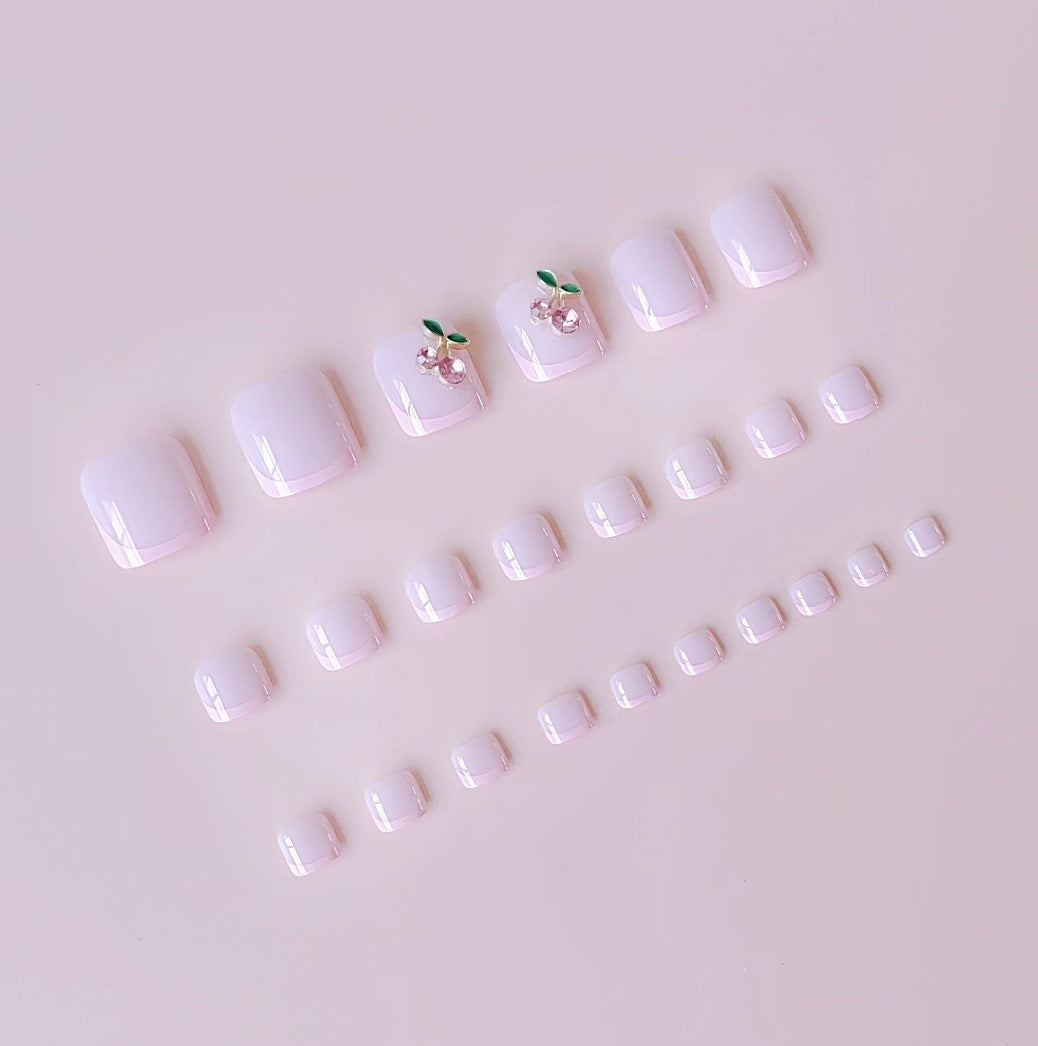 Artificial nail set with playful and stylish 3D decorations Kalsten