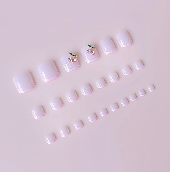 Artificial nail set with playful and stylish 3D decorations Kalsten