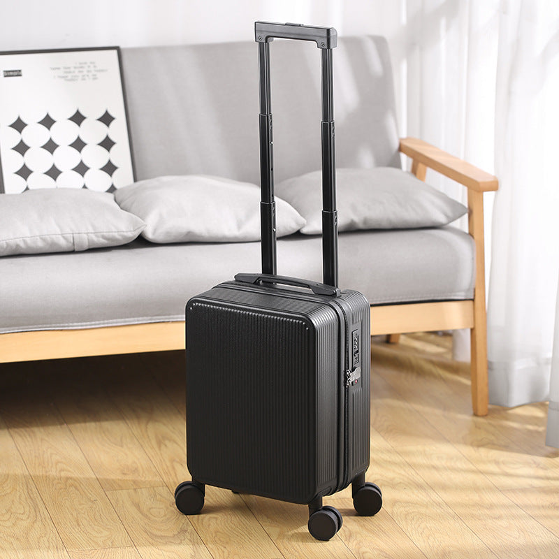 Unisex Compact Ribbed Hard Shell Carry-On Luggage Kalsten