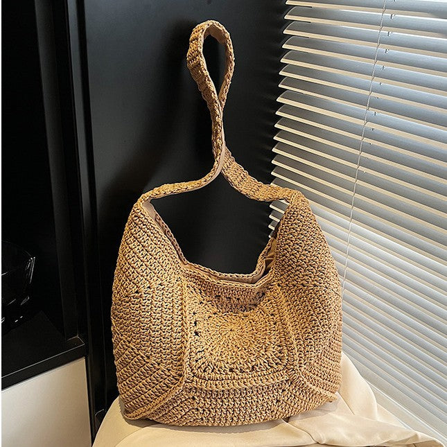 Macramé Shoulder Bag with Artistic Design Kalsten