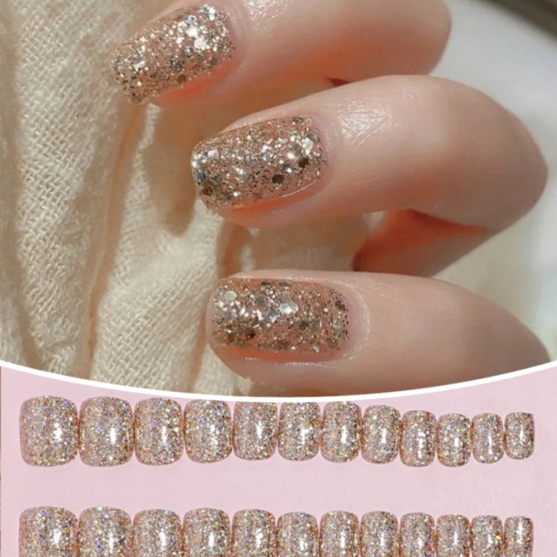 DIY Glitter Effect Press-On Nail Set Kalsten