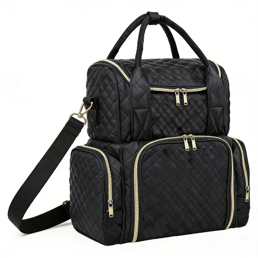 Stylish Quilted Multi-Compartment Backpack Kalsten