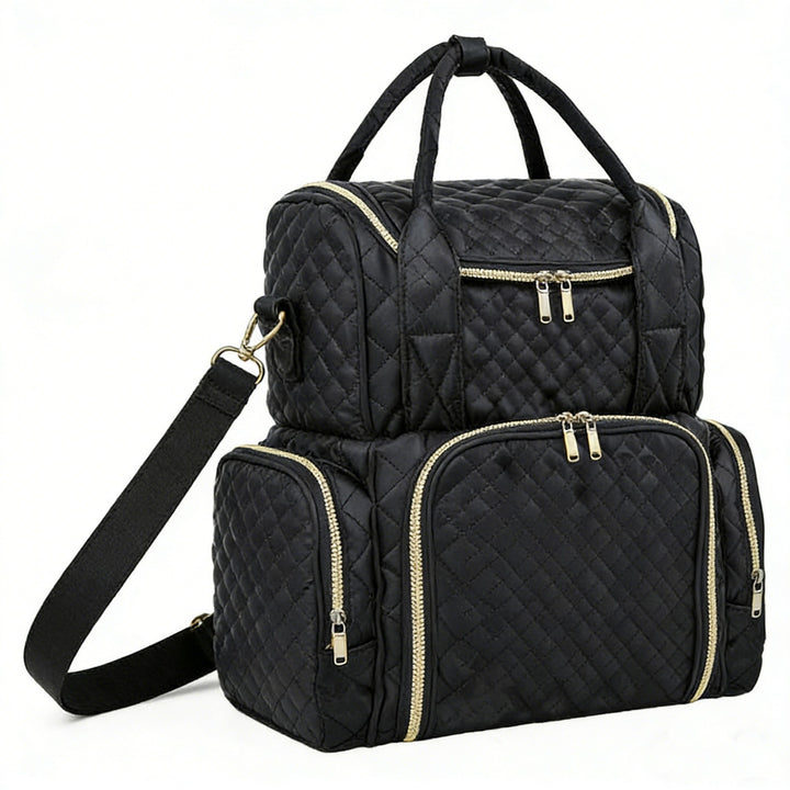 Stylish Quilted Multi-Compartment Backpack Kalsten