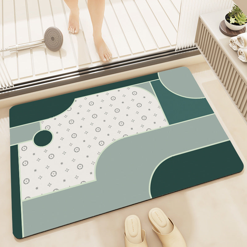Decorative Luxe Bath Mat Kalsten