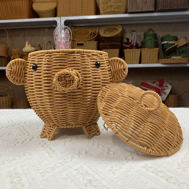 Decorative Woven Duck-Shaped Basket Kalsten
