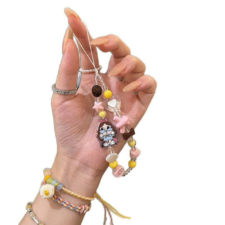 Creative Themed Charm Beaded Phone Lanyard Kalsten