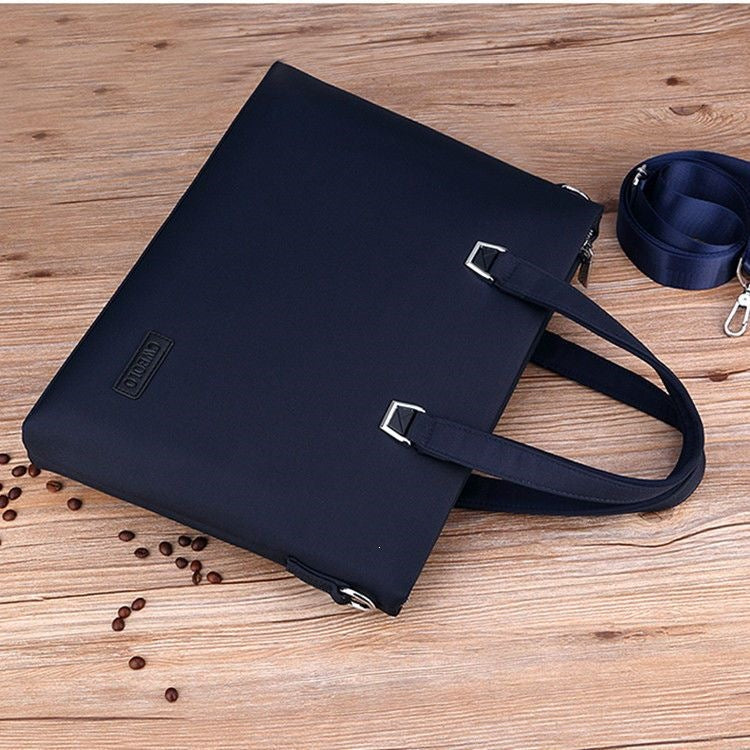 Stylish Laptop Briefcase With Water-Repellent Material And Adjustable Shoulder Strap Kalsten