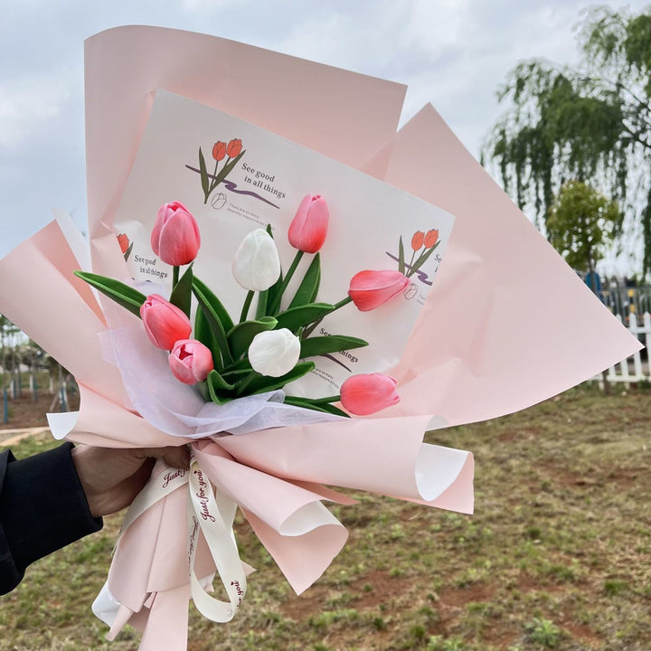 Decorative Artificial Tulip Bouquet
