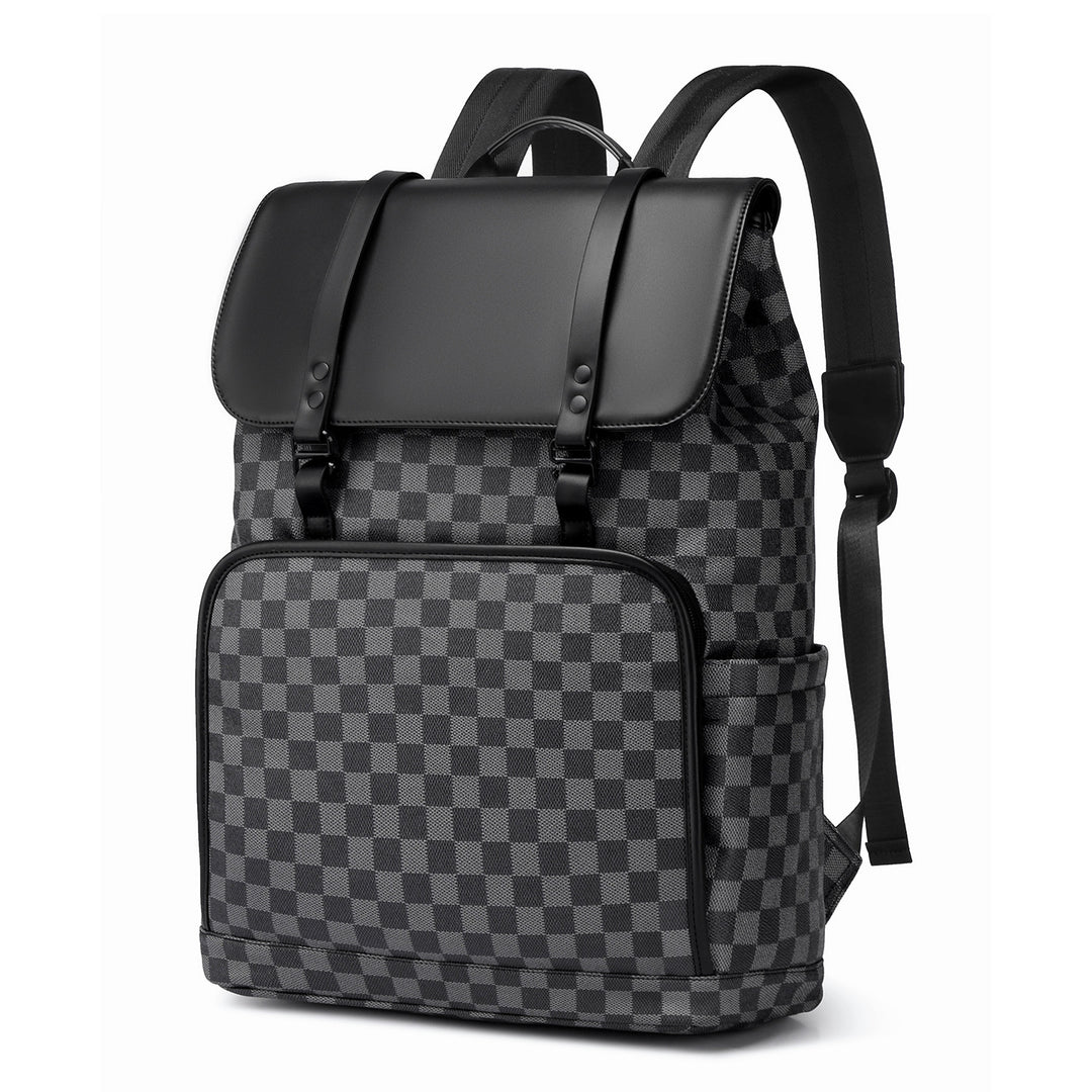 Modern Checkered Backpack Kalsten