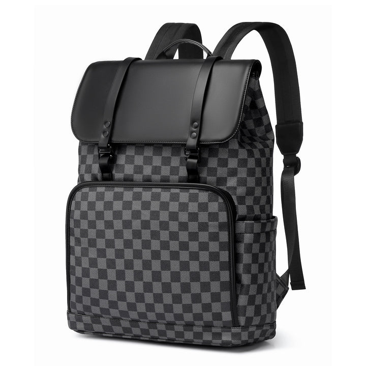 Modern Checkered Backpack Kalsten
