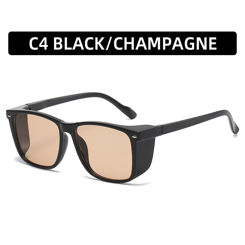 Retro Square Frame Sunglasses