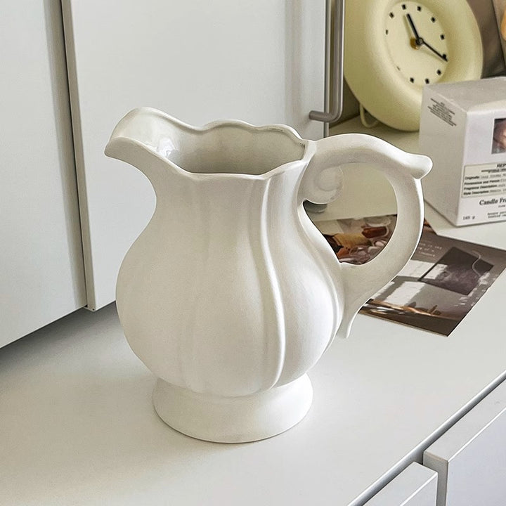 Elegant Decorative Flower Pitcher for Home Display