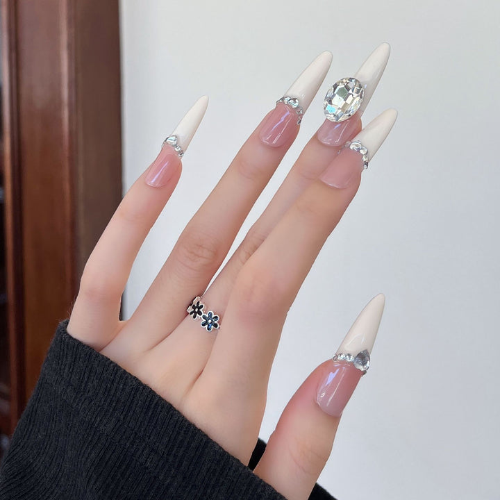 Elegant Stiletto Press-On Nail Art Kalsten