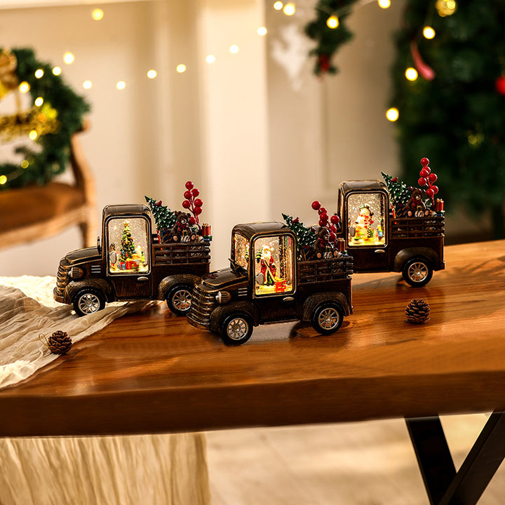 Decorative truck model with Christmas lighting Kalsten