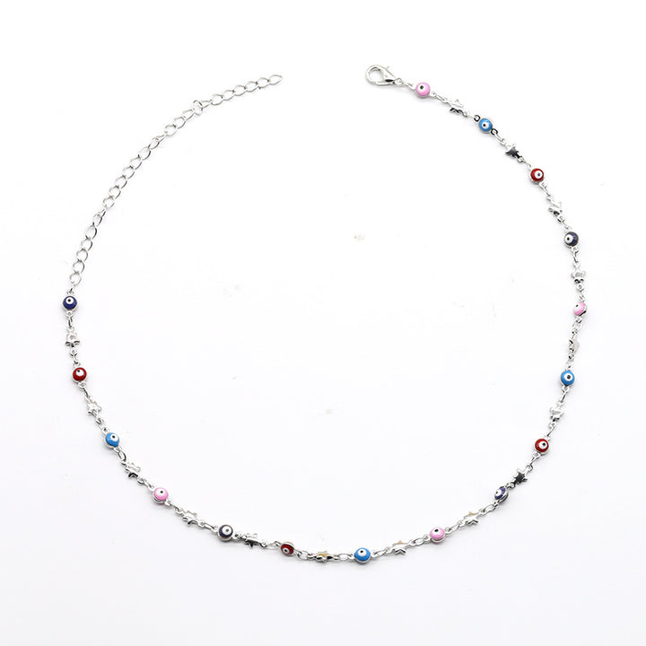 Colorful Bead Chain Necklace Kalsten