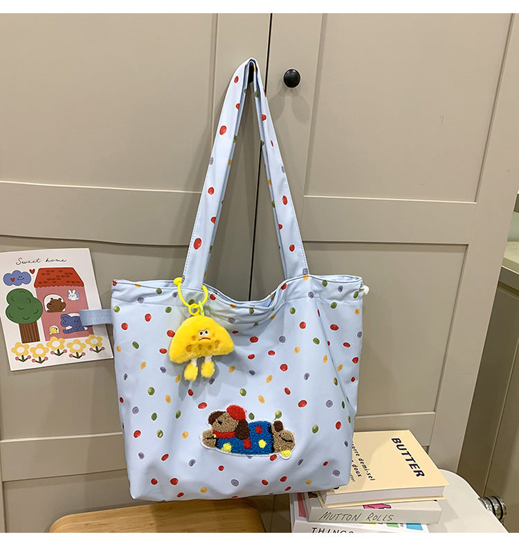 Fun-Themed Spacious Tote Bag Kalsten